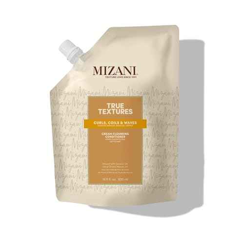 Mizani True Textures Cream Cleansing Conditioner, With Coconut Oil, Paraben & Sulfate-Free. For Curly Hair