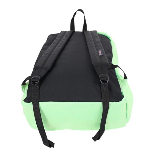 JanSport Cross Town Backpack 17" x 12.5" x 6" - Simple Bag for Everyone with 1 Main Compartment, Front Utility Pocket - Premium Class Accessories - Mint Chip