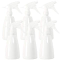 Youngever 6 Pack Empty Plastic Spray Bottles, White Spray Bottles for Hair and Cleaning Solutions (12 Ounce)