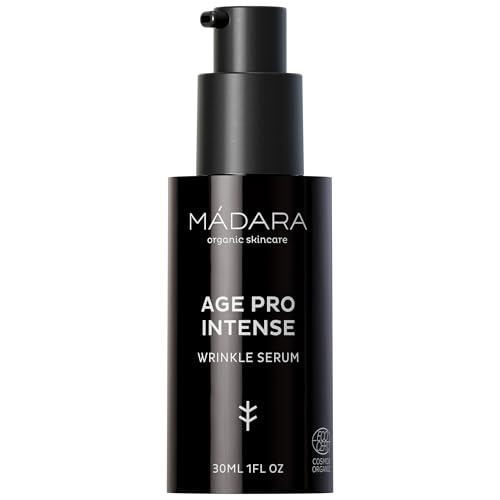 Madara AGE?PRO Intense Wrinkle Serum 30?ml ? High?Performance Anti?Wrinkle Face Serum with Multi?Weight Hyaluronic Acid, Plant Stem Cells & Peptides to Revive, Smooth and Lift Mature Skin