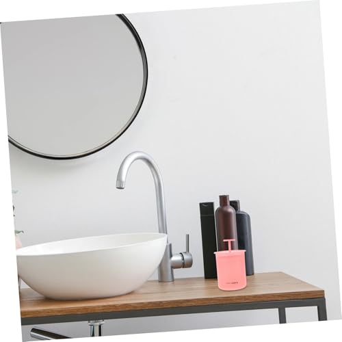 3-Piece Manual Face Wash Foamer Bottle – Pink Foam Dispenser