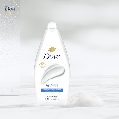 Dove Body Wash, Hydrate 6-Pack ? Moisturizing Cleanser for Smooth, Soft Skin, 15.22 Oz Ea
