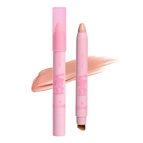 VEECCI Blush Stick with Built-in Brush – Moisturizing, Long-Lasting