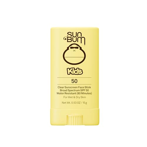 Sun Bum Kids SPF 50 Clear Face Stick Sunscreen 0.53 oz
