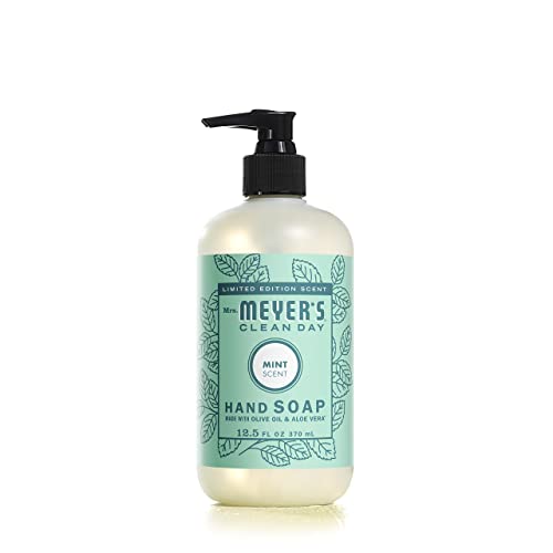 Mrs. MEYER'S CLEAN DAY Liquid Hand Soap Mint 12.5 Fl Oz (Pack of 3)