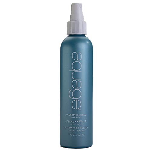 AQUAGE Working Spray, 8 Oz, Firm-Hold Non-Aerosol Hairspray with a Workable Dry-Down Period, Thermal Styling Product Creates Texture and Increases Level of Hold, 1 ct.