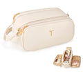 Personalized Travel Makeup Bag for Women & Teen Girls - Large Waterproof Organizer