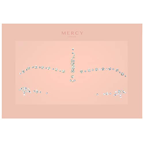 Silver Crystal Bindis - Face Jewels Sticker Pack