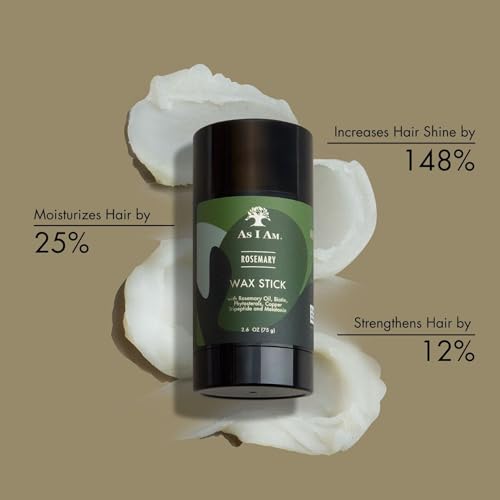 As I Am Rosemary Hair Wax Stick - 2.6 Oz
