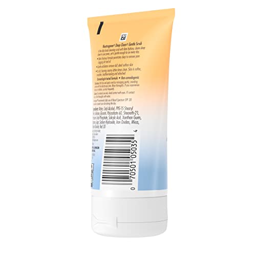 Neutrogena Deep Clean Gentle Daily Facial Scrub, Oil-Free Cleanser, 4.2 Fl Oz (Pack of 2)