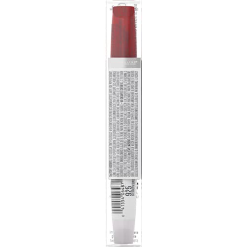 MAYBELLINE Super Stay 24 2-step Long Lasting Liquid Lipstick and Lip Balm, 925 Brooklyn Sunset, 1 count