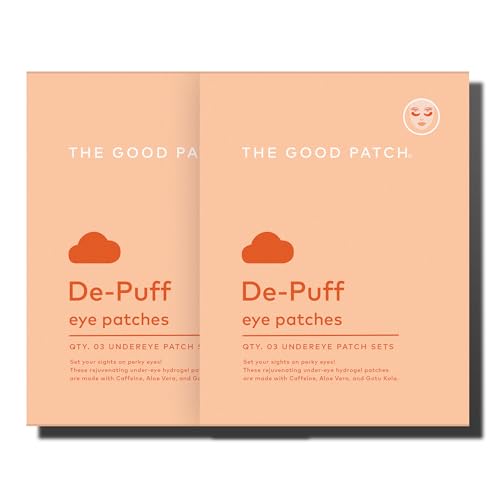 The Good Patch De-Puff Cooling Hydrogel Under Eye Patches for Puffy Eyes and Under Eye Bags