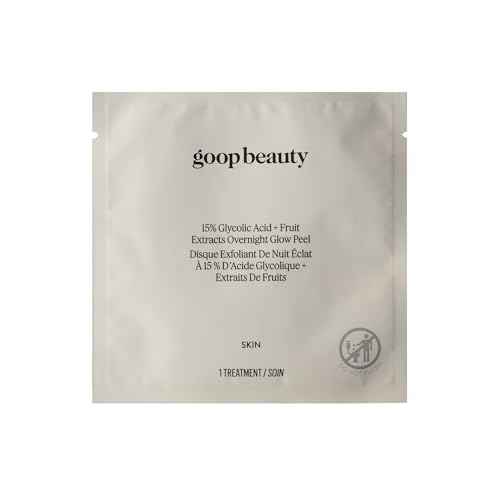 goop Beauty 15% Glycolic Acid Exfoliating Pads | Inspired by a Professional Chemical Peel | Refines & Retexturizes for Glowing Skin | Paraben and Silicone Free | 12 pack