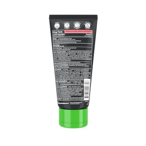 Oxy Maximum Strength Acne Face Wash with 10% Benzoyl Peroxide & Prebiotics