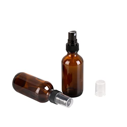 Amber Glass Spray Bottles 2oz 24 Pack Fine Mist