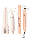 LYSdefeu Star Stamp & Freckle Pen Makeup Kit Set A - Long Lasting, Waterproof