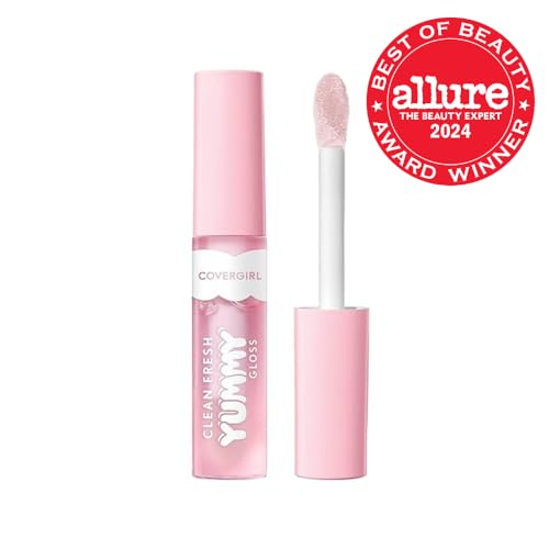 COVERGIRL Clean Fresh Yummy Lip Gloss - Vegan, Hyaluronic Acid
