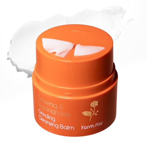 FARMSTAY Ginseng & Niacinamide Cleansing Balm - Hydrating Makeup Remover