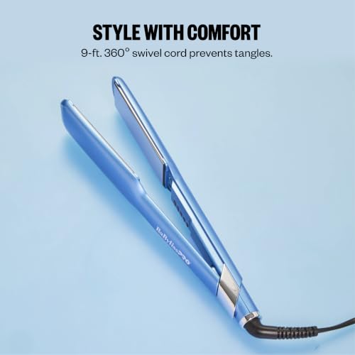 BaBylissPRO Nano Titanium Flat Iron Hair Straightener 450°F