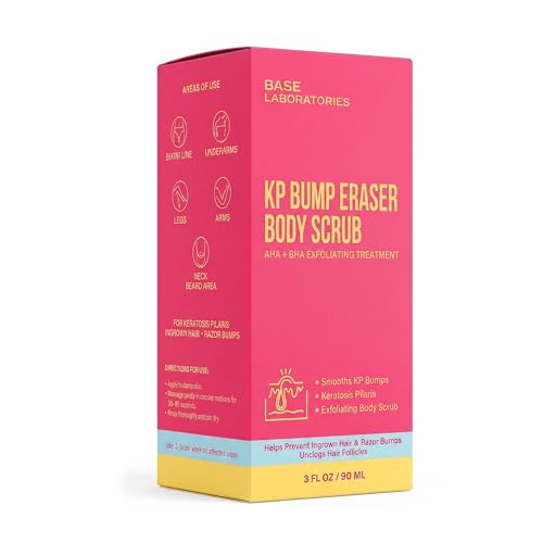 Exfoliating Body Scrub for Ingrown Hairs & KP Bumps - AHA+BHA