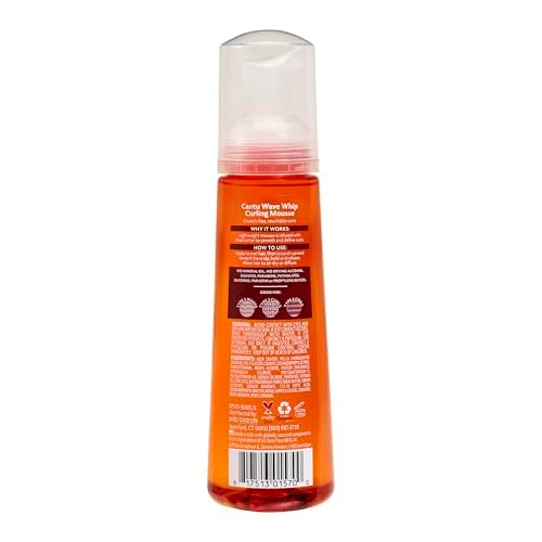 Dr Teal's Cantu Natural Hair Wave Whip Curling Mousse,8.4 oz (07570-12/3EU)