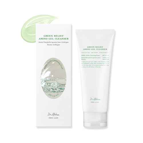 Dr.Althea Green Relief Amino Gel Cleanser | Lightweight & Hydrating Makeup Remover | Daily Face Wash with Hyaluronic Acid | Korean Vegan Skincare for All Skin Types | 3.38 Fl Oz