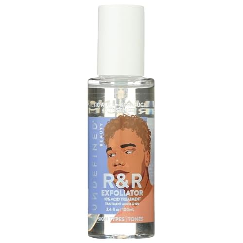 Undefined R&R Exfoliator ? 10% Acid Chemical Exfoliator Mist to Smooth, Resurface and Unclog Pores with Lactic Acid, Salicylic Acid, Niacinamide, Ginseng 3.3oz