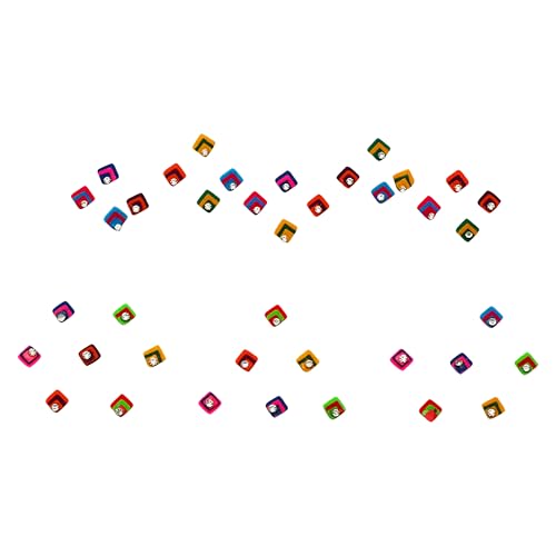 Bindi Crystal Rhinestone Stickers Pack of 6 - Multicolor Forehead Jewels