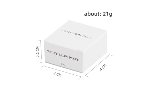 Eyebrow Mapping Kit - White Paste, String & Brush for Microblading