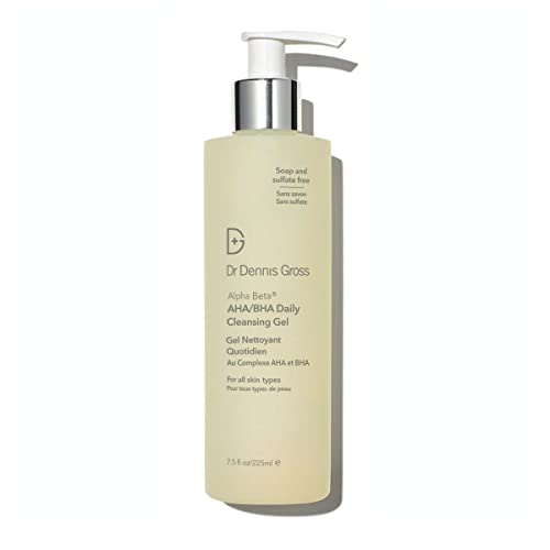 Dr Dennis Gross Alpha Beta¢ç AHA/BHA Daily Cleansing Gel, for Skin That is Dull, Congested and Uneven Tone & Texture (7.5 Fl Oz)