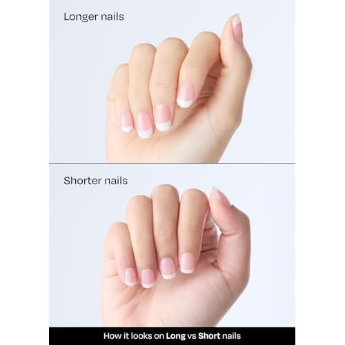 ohora Semi Cured Gel Nail Set of 2 (N Essential French & N Classic Burgundy) - Professional Salon-Quality Nail Care - Easy to Use, Comfortable Curing, and Easy to Remove