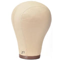 21 Inch Cork Canvas Block Head Wig Display Mannequin