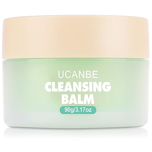 UCANBE Cleansing Balm Makeup Remover - 3.17oz, Natural Gentle, Deep Cleaning, Makeup Cleansing Balm for Waterproof Eye Face Lip Makeup, Made for All Skin Types