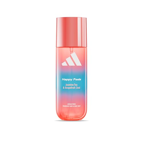 adidas Vibes Happy Feels Fragrance Hair & Body Mist for Women - 7.9 oz