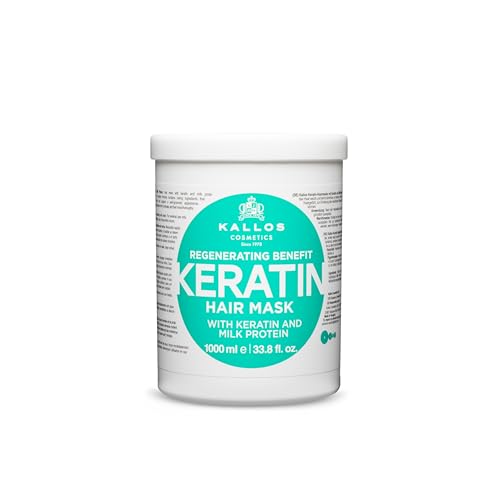 Kallos Keratin Hair Mask 33.8 fl oz - Deeply Nourishing Treatment for Damaged Hair