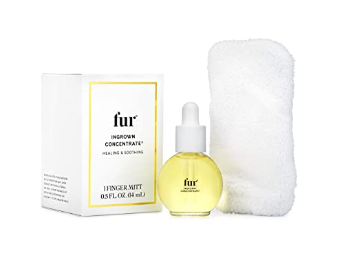Fur Ingrown Hair Treatment Kit with Exfoliating Oil & Mitt