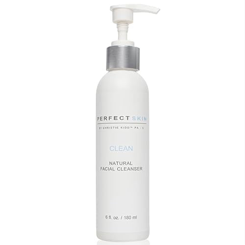 PERFECT SKIN BY CHRISTIE KIDD, PA-C | Clean Natural Facial Cleanser ? Gentle Face Wash with Aloe, Olive Leaf & Tea Tree ? Soothes, Hydrates, Deep Cleans Pores ? 6 fl oz (180 ml)