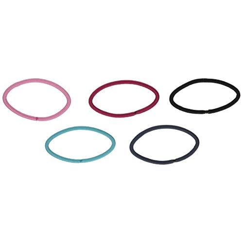 Scunci by Conair Effortless Beauty Large No-damage Pastel Elastics, Hair Ties for Women and Men, Elastic Hair Ties with Medium Hold, Colors May Vary, 30 Pack