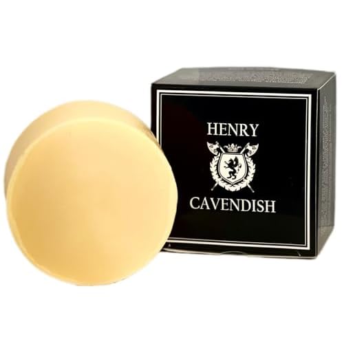 Henry Cavendish Himalaya Shaving Soap with Shea Butter & Coconut Oil. Long Lasting 4 oz Puck Refill. Mens Shave Soap. All Natural. Rich Lather, Smooth Comfortable Shave. For Ladies and Gentlemen.
