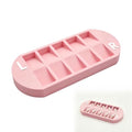 Press-On Nail Organizer Tray with 10 Slots & L/R Markers
