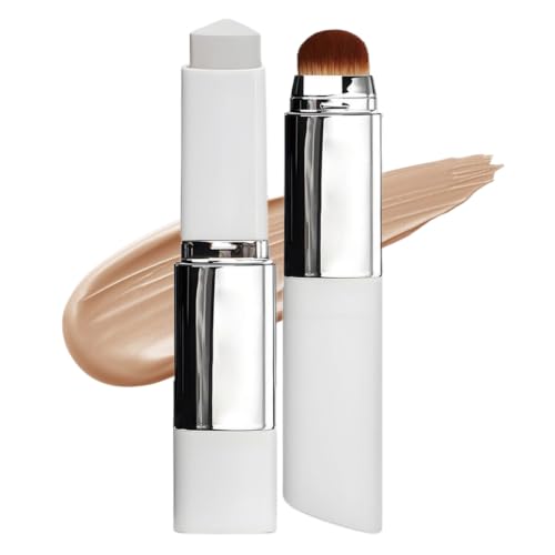 Color-Changing Foundation Stick with Brush - Dewy Finish