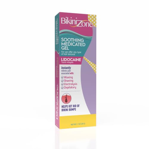 Medicated After Shave Gel with Lidocaine - 1 Oz, Cooling Relief