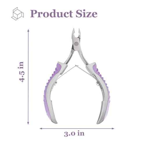 IVON Non-Slip Cuticle Trimmer, Professional Stainless Steel Cuticle Cutter