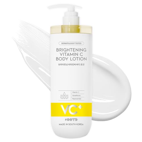 #OOTD Intensive Moisturizing Body Lotion, 750ml (25.36 fl oz.) Gentle Daily Moisturizer with Hyaluronic Acid & Collagen for Dry & Sensitive Skin (Vitaminc C Body Lotion)