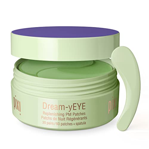 Pixi Beauty Dream-yEYE Calming Hydrogel Under Eye Patches | Vitamin A and Jasminie Help Hydrate and Smooth Under Eyes | 30 pairs / 60 Patches