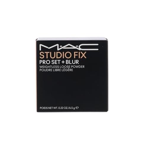 MAC Studio Fix Pro Set + Blur Weightless Loose Powder - Medium (Medium beige with peach undertone) - 0.22 oz / 6.5 g