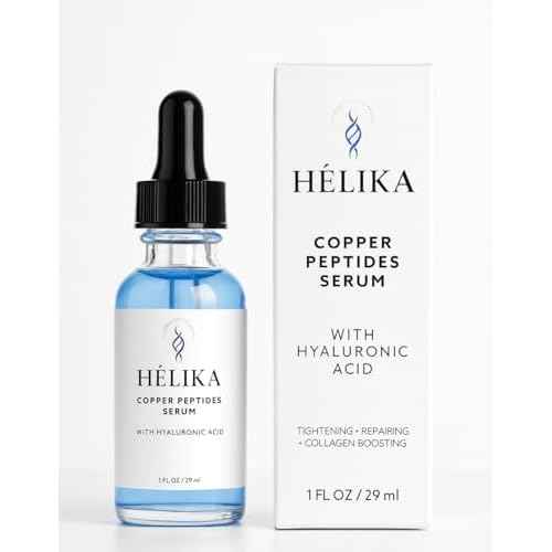 Copper Peptides Serum for Face ? Anti-Aging & Skin Repair Serum with Hyaluronic Acid ? Tightens, Firms & Boosts Collagen ? Fragrance-Free, Made in USA ? 1 fl oz