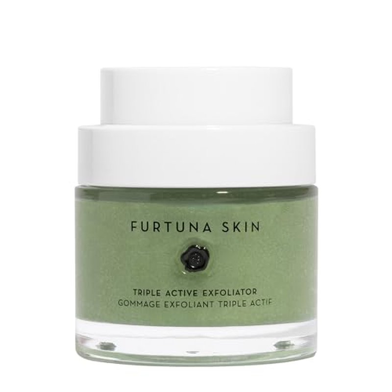 Furtuna Skin Triple Action Exfoliator - Olive Facial Scrub for All Skin Types