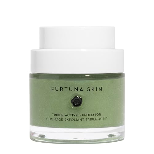 Furtuna Skin Triple Action Exfoliator - Olive Facial Scrub for All Skin Types