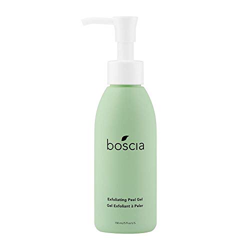 boscia Exfoliating Peel Gel - Vegan, Cruelty-Free, Natural Skin Care - Face Exfoliator with Multi-Fruit AHAs, Pomegranate Enzymes & More - For Sensitive Skin & All Skin Types - 5 Fl Oz